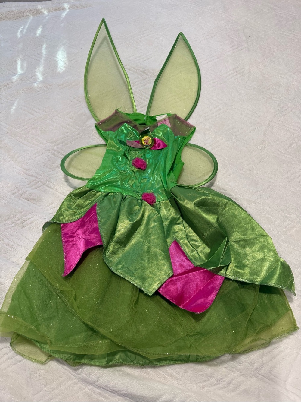 Disney Tinkerbell Girls Costume Fairy